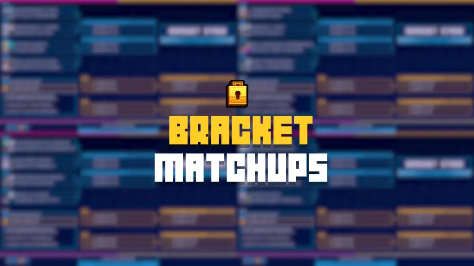 Bracket Matchups + Format Announcement